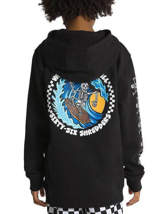 Vans Kids Sweatshirt with Hood Black Boys