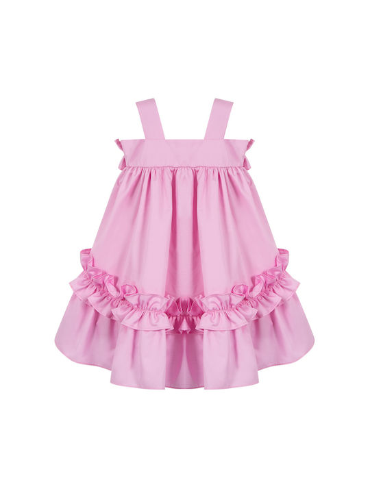 Lapin Mädchen Kleid Ärmellos Rosa