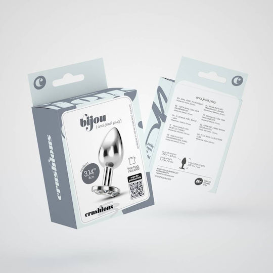 Crushious Anal Plug Medium Transparent