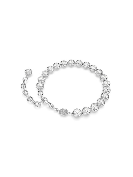 Swarovski Imber Γυναικείο Βραχιόλι Ριβιέρα από Ορείχαλκο 20cm