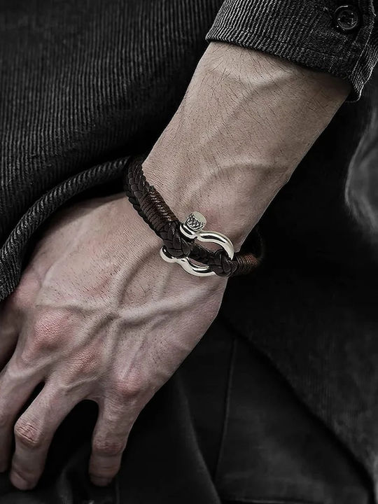 Molf's Bracelet Coffee made of Leather