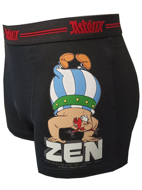 Asterix Herren Boxershorts Black 1Packung