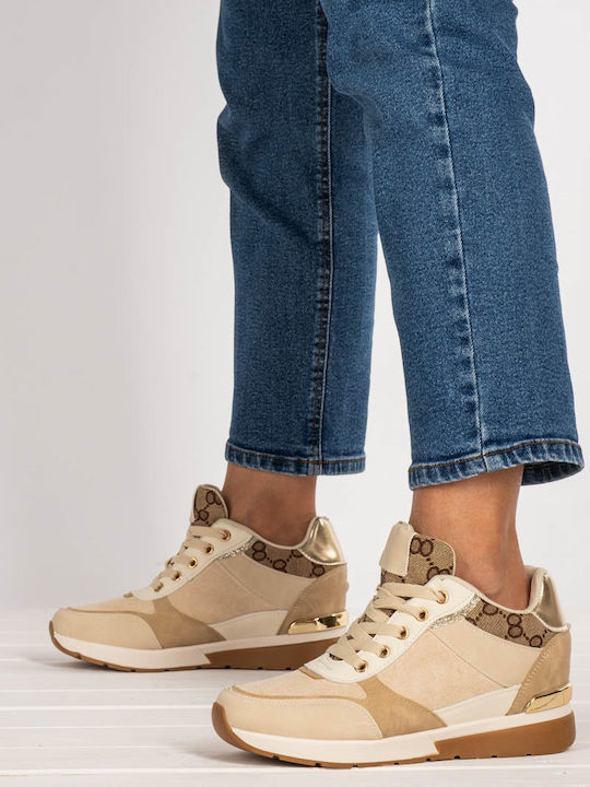 The Shoemart Damen Sneakers Beige