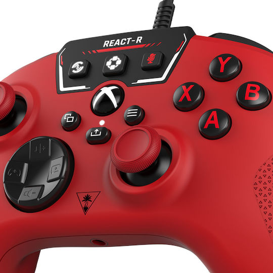 Turtle Beach REACT-R Wired Gamepad for PC / Xbox One / Xbox Series Red