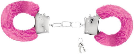 Crushious Furry Handcuffs in Pink Color