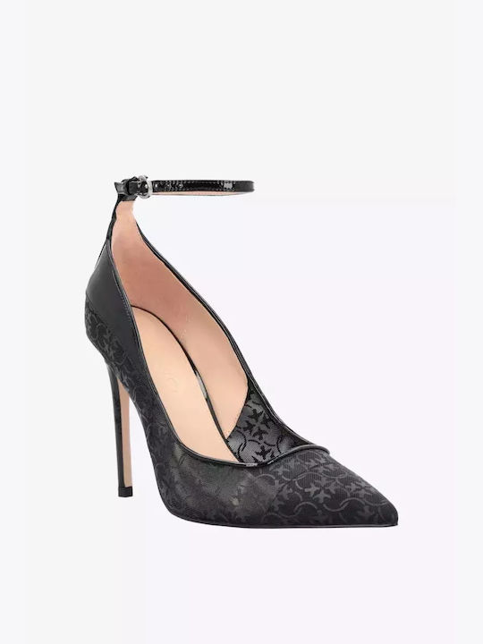 Pinko Patent Leather Black Heels