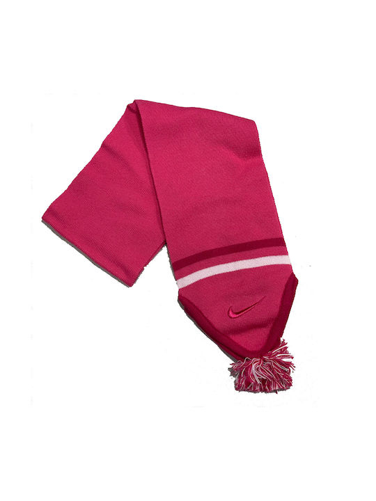 Nike Kids Beanie Set with Scarf Knitted Fuchsia