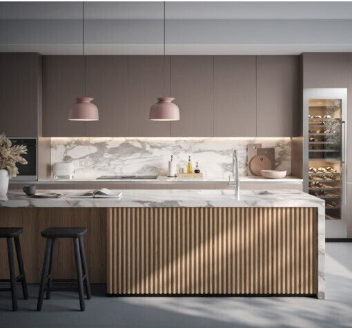3D Wall Panels Brown