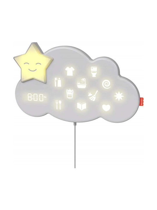 Fisher Price Nursery Night Light Lumaloo Battery Multicolour with Grey & Blue Light