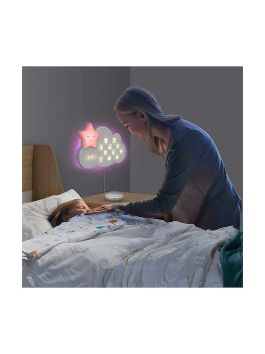 Fisher Price Nursery Night Light Lumaloo Battery Multicolour with Grey & Blue Light
