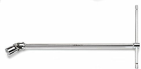 Beta Einstellbar Nuss T-Griff Sechskant mit Vierkant-Antrieb 1/2" Durchmesser 8mm 1Stück