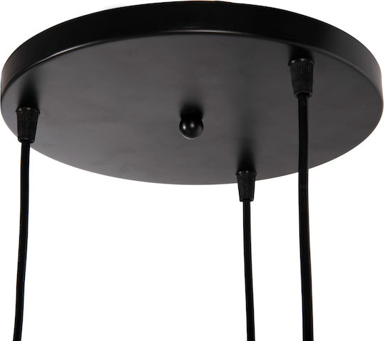 HomeMarkt Pendant Light Black with Socket E27 20cm