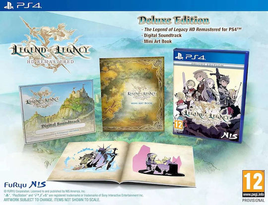The Legend of Legacy HD Remastered Deluxe Edition PS4 Game
