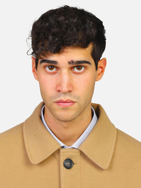 Gianni Lupo Men's Coat Camel