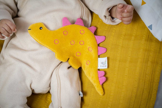 Tikiri Бебешко Кърпиче Stegosaurus Оранжево