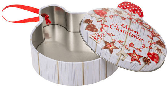 Приятели На Украшенията Красящо Коледно Украшение Етикет Металик 11x14см Bauble Friends