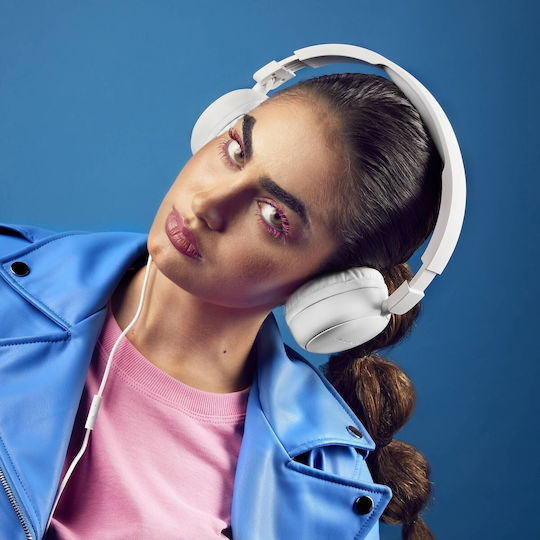 Energy Sistem FunVibe Ενσύρματα On Ear Ακουστικά Snow