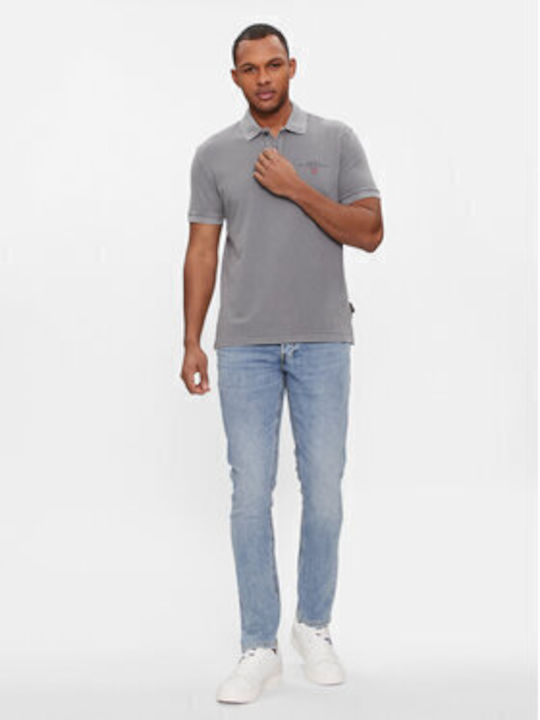 Elbas Polo T-shirt Γκρι