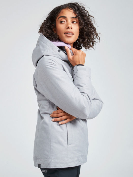 Roxy Billie ERJTJ03367-SJEH Frauen Jacke aus für Ski & Snowboard Gray