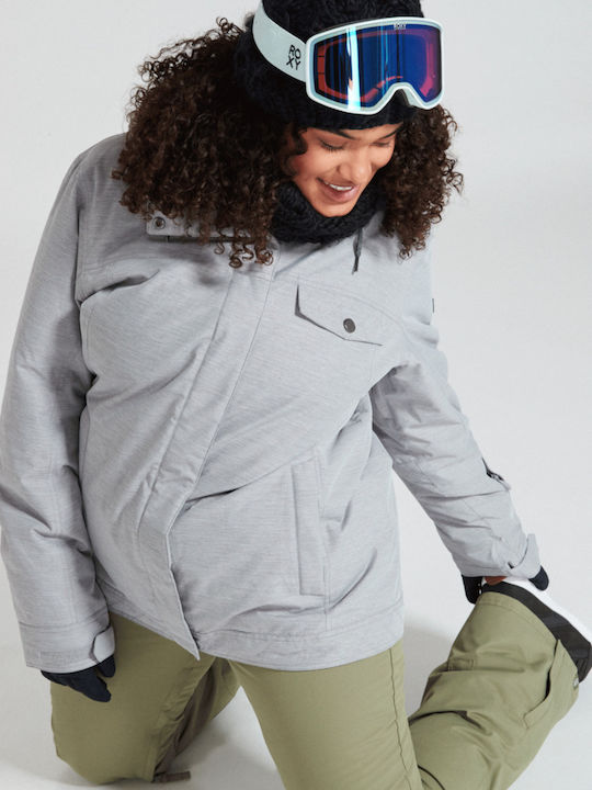 Roxy Billie ERJTJ03367-SJEH Frauen Jacke aus für Ski & Snowboard Gray