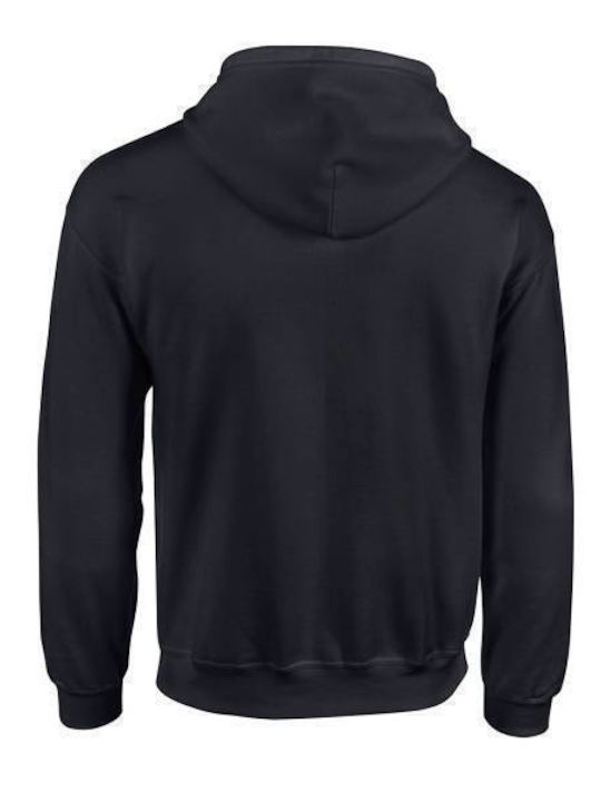 Takeposition Men's Sweatshirt Jacket with Hood black