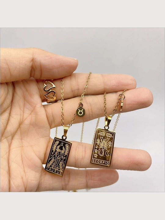 Molf's Tarot Cards Zodiac Sign Aries from Gold Plated Steel Aries