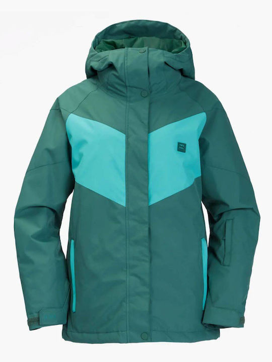 Billabong Good Life F6JF20BIF2-1406 Frauen Jacke aus für Ski & Snowboard Grün