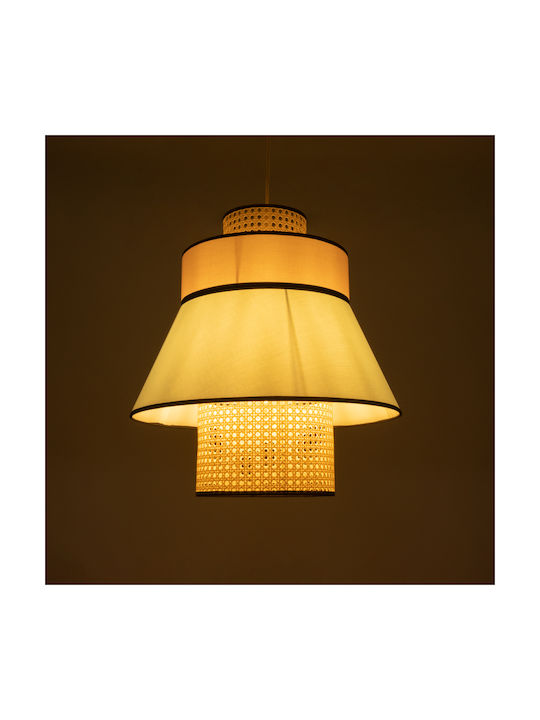 GloboStar Journey Κρεμαστό Φωτιστικό cm Boho Πλέγμα με Ντουί E27 50x53x54εκ.