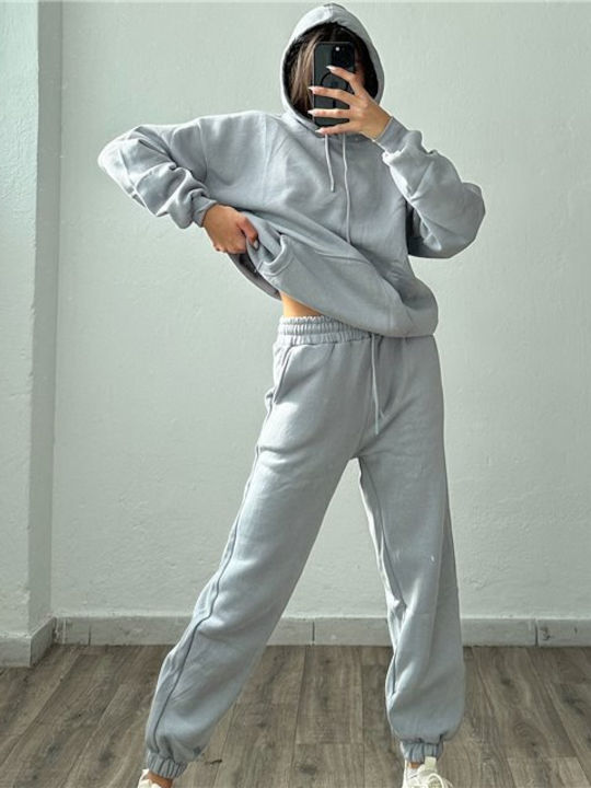 Chica Damen-Sweatpants-Set Γκρι