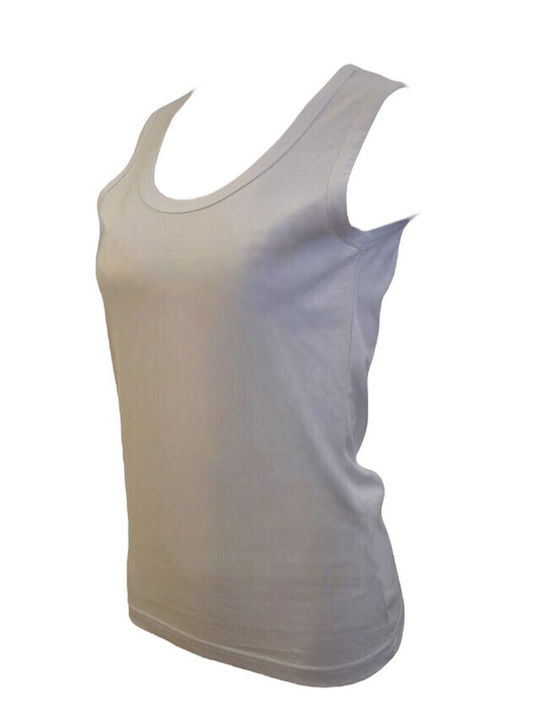 Men's Undershirt Sleeveless in White Color