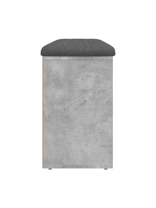 Entry Furniture with Shoe Rack & Bench Gray 102x32x50cm