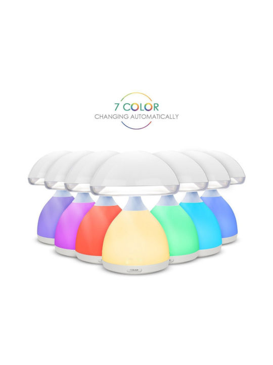Decorative Lamp Mushroom Multicolour