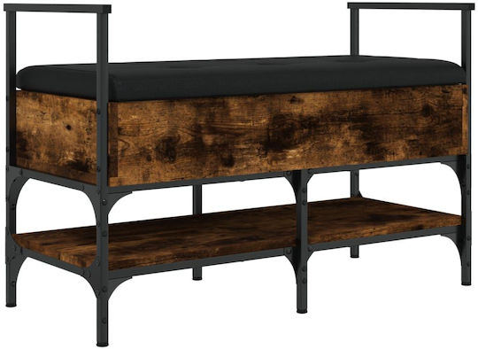 Eingangsmöbel mit Schuhschrank & Bank Coffee 85.5x42x57.5cm