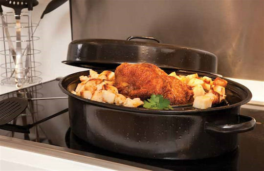 Venus Dutch Oven Oval Made of Aluminum 34x27cm 1pcs