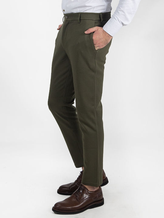 Hose Chino Elastisch Khaki