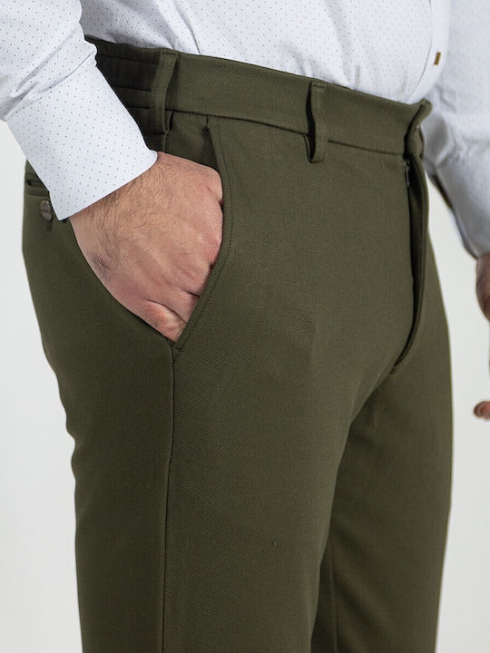Hose Chino Elastisch Khaki