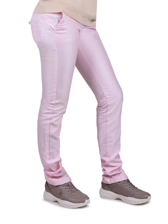 Uniform Jeans Women's Fabric Trousers Pink