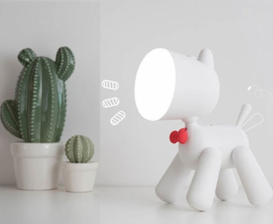 Led Kids Decorative Lamp Night Brown 17x10x21εκ.
