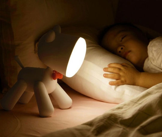 Led Kids Decorative Lamp Night Brown 17x10x21εκ.