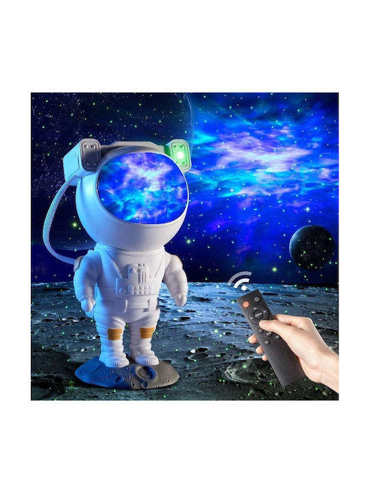 Kids Projector Lamp Astronaut White 21εκ.