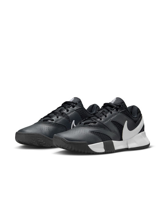 Nike Court Lite 4 Tennisschuhe Tongelände Black / White / Anthracite
