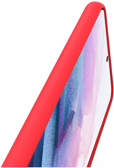 Lemontti 360 Full Cover Σιλικόνης Κόκκινο (Galaxy S21+ 5G)