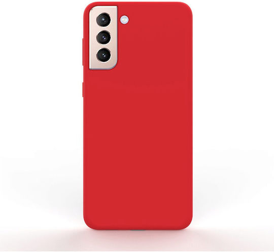Lemontti 360 Full Cover Σιλικόνης Κόκκινο (Galaxy S21+ 5G)