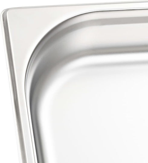 vidaXL Σκεύος Gastronorm Ανοξείδωτο GN1/2 με Βάθος 65mm