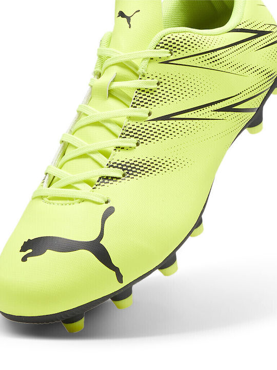 PUMA Attacanto Ποδοσφαιρικά Παπούτσια με Τάπες FG/AG Κίτρινα
