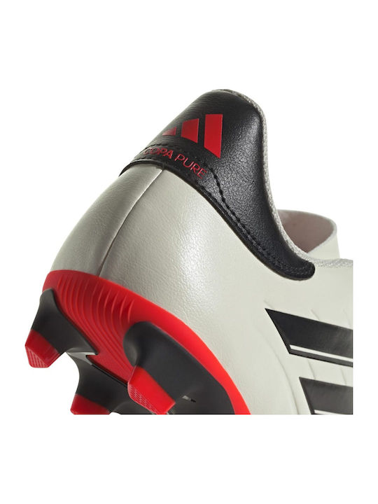 adidas Copa Pure 2 Club Ποδοσφαιρικά Παπούτσια με Τάπες FxG Λευκά