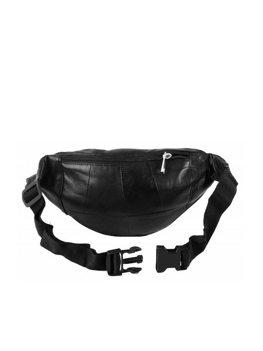 Steinmeister Leather Waist Bag Black