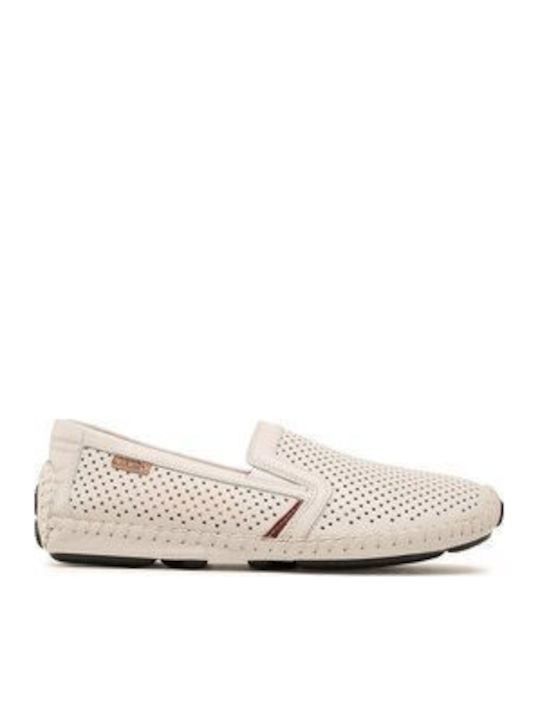 09z-3100 Pantofi casual pentru bărbați Albe