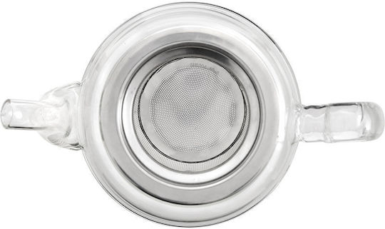 Estia Estia Teekanne mit Filter Glas Silber 1000ml