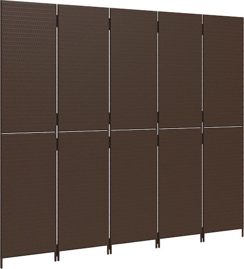 vidaXL Dekorativer Raumteiler aus Leinwand 245x200cm